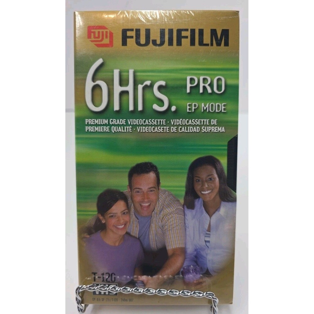 Fujifilm 6 Hrs HQ120 High Quality T-120 VHS Blank Tapes NEW & SEALED